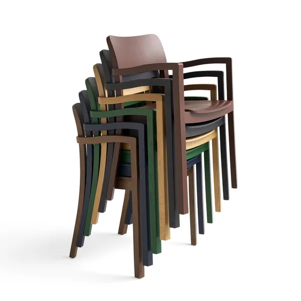 Pastis Dining Chair with Armrest Child Red