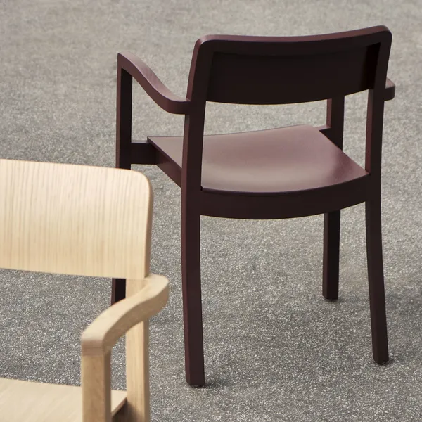 Pastis Dining Chair with Armrest Child Red