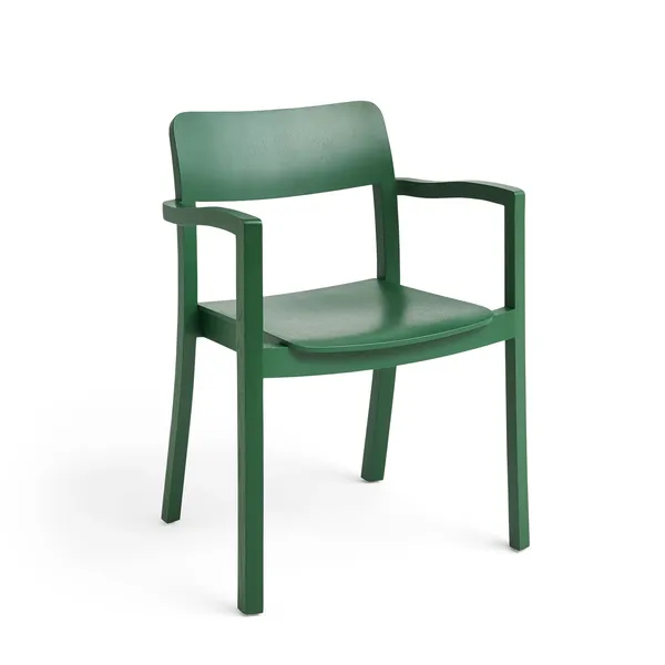 Pastis Dining Chair with Armrests Pine Green