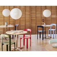 Pastis Bord Ø70 x H74 Lakeret Egetræ