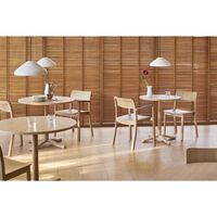 Pastis Tisch Ø90 x H74 Lackierte Eiche