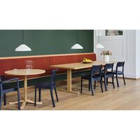 Pastis Table Ø90 x H74 Lacquered Walnut
