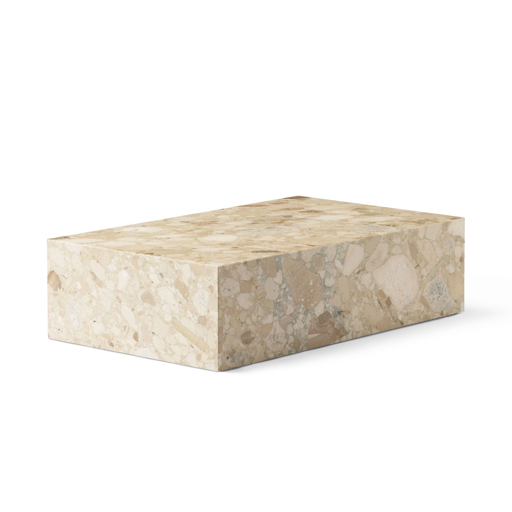 Plinth Sofabord Lav Kunis Breccia Marmor