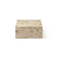 Plinth Coffee Table Low Kunis Breccia Marble