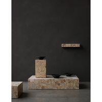 Plinth Coffee Table Low Kunis Breccia Marble