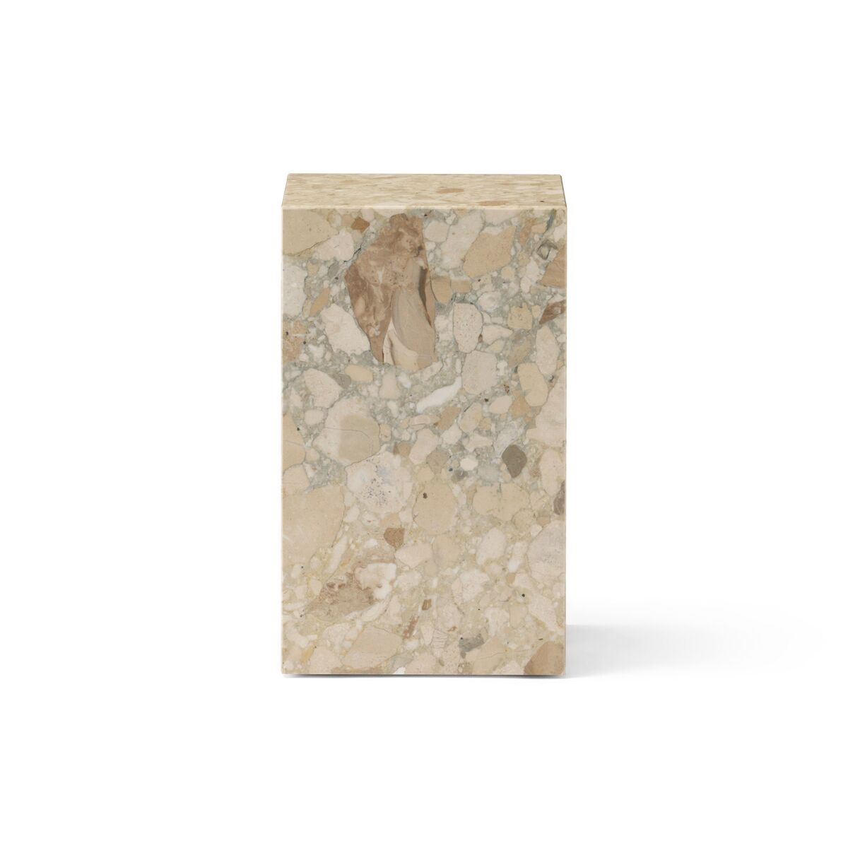 Plinth Couchtisch Hoch Kunis Breccia Marmor