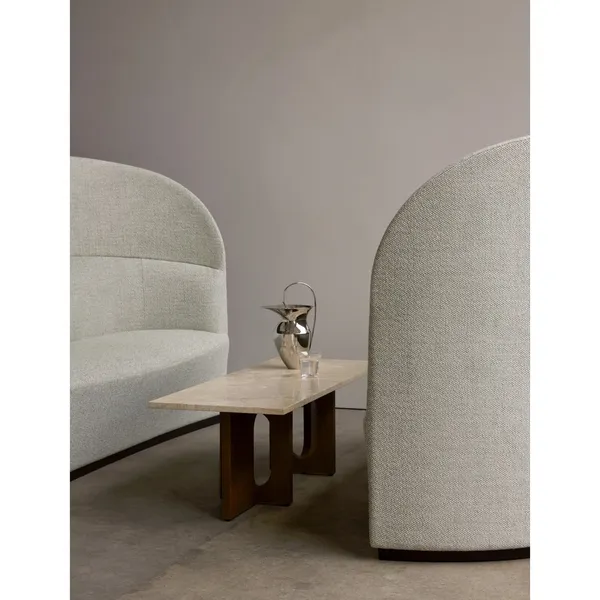 Androgyne Coffee Table Natural Oak/Calacatta Viola Marble