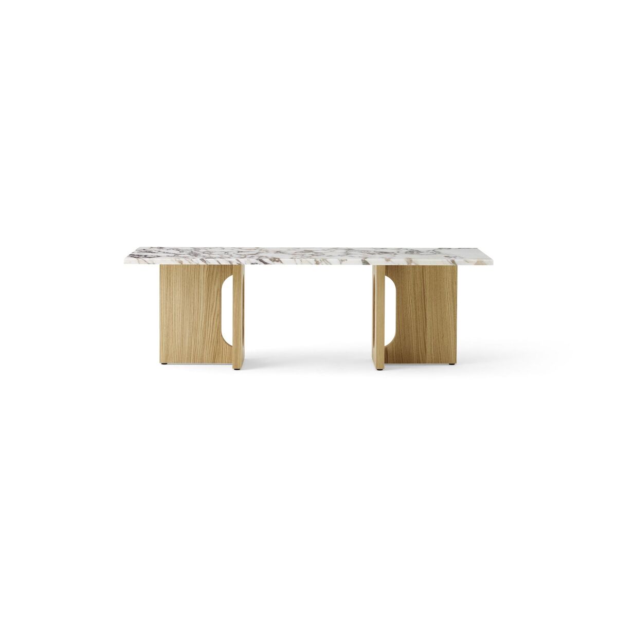Androgyne Coffee Table Natural Oak/Calacatta Viola Marble