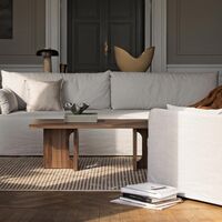 Androgyne Coffee Table Natural Oak/Calacatta Viola Marble