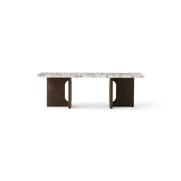 Androgyne Coffee Table Dark Stained Oak/Calacatta Viola Marble