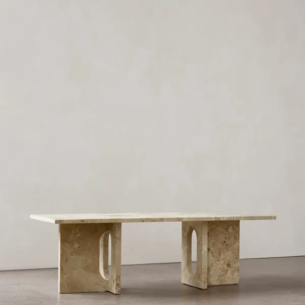 Androgyne Coffee Table Walnut/Calacatta Viola Marble