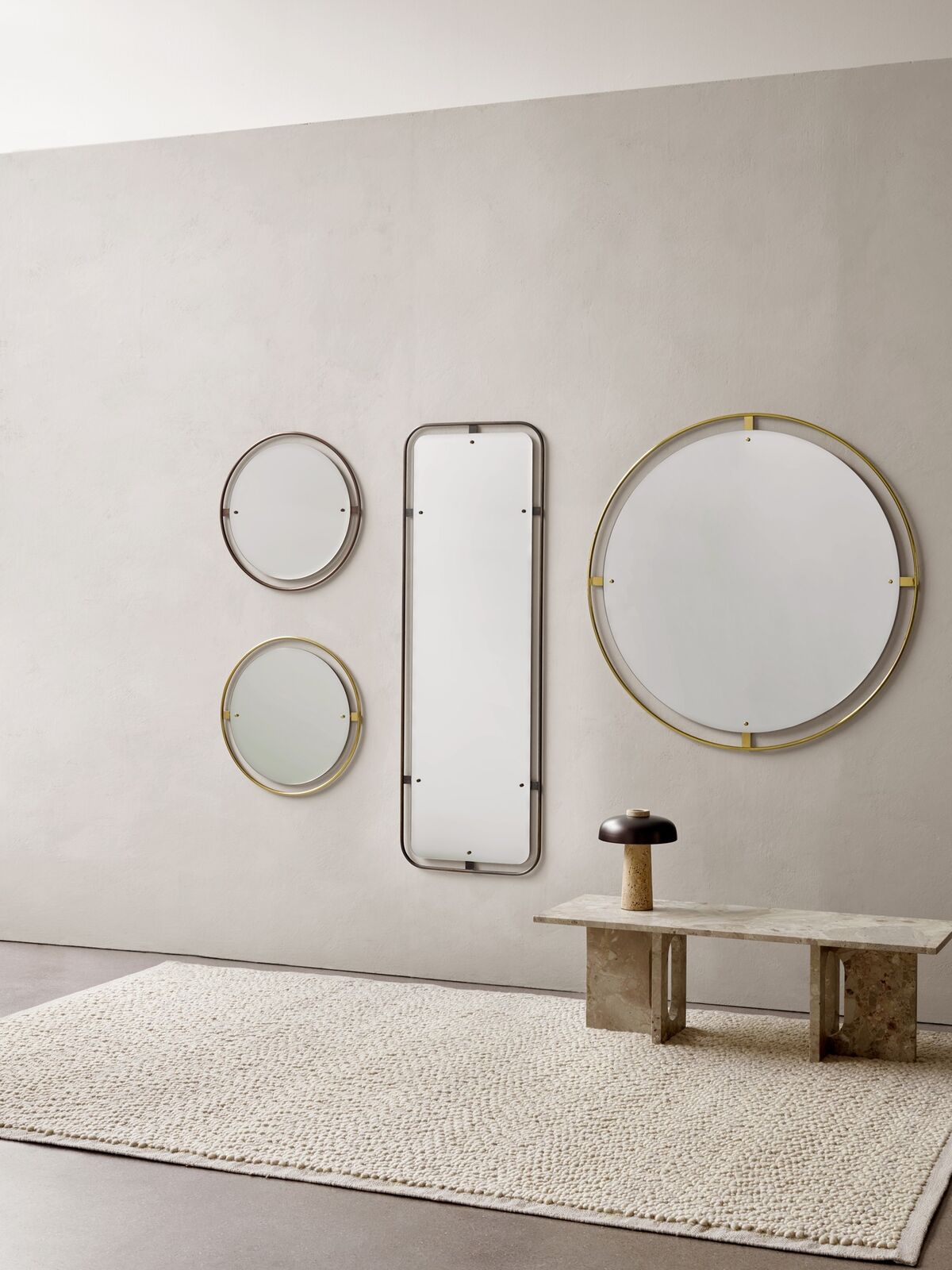 Androgyne Sofabord Valnøtt/Calacatta Viola Marble