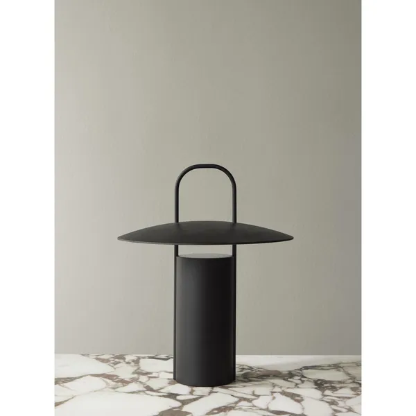 Ray Transportabel Lampe Sort
