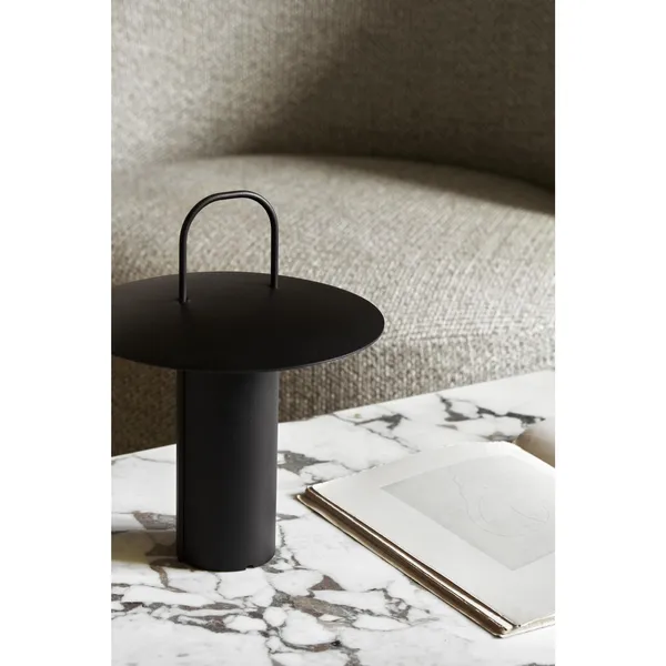 Ray Transportabel Lampe Sort