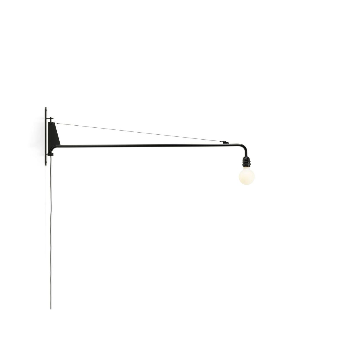 Petite Potence Wandlampe Schwarz