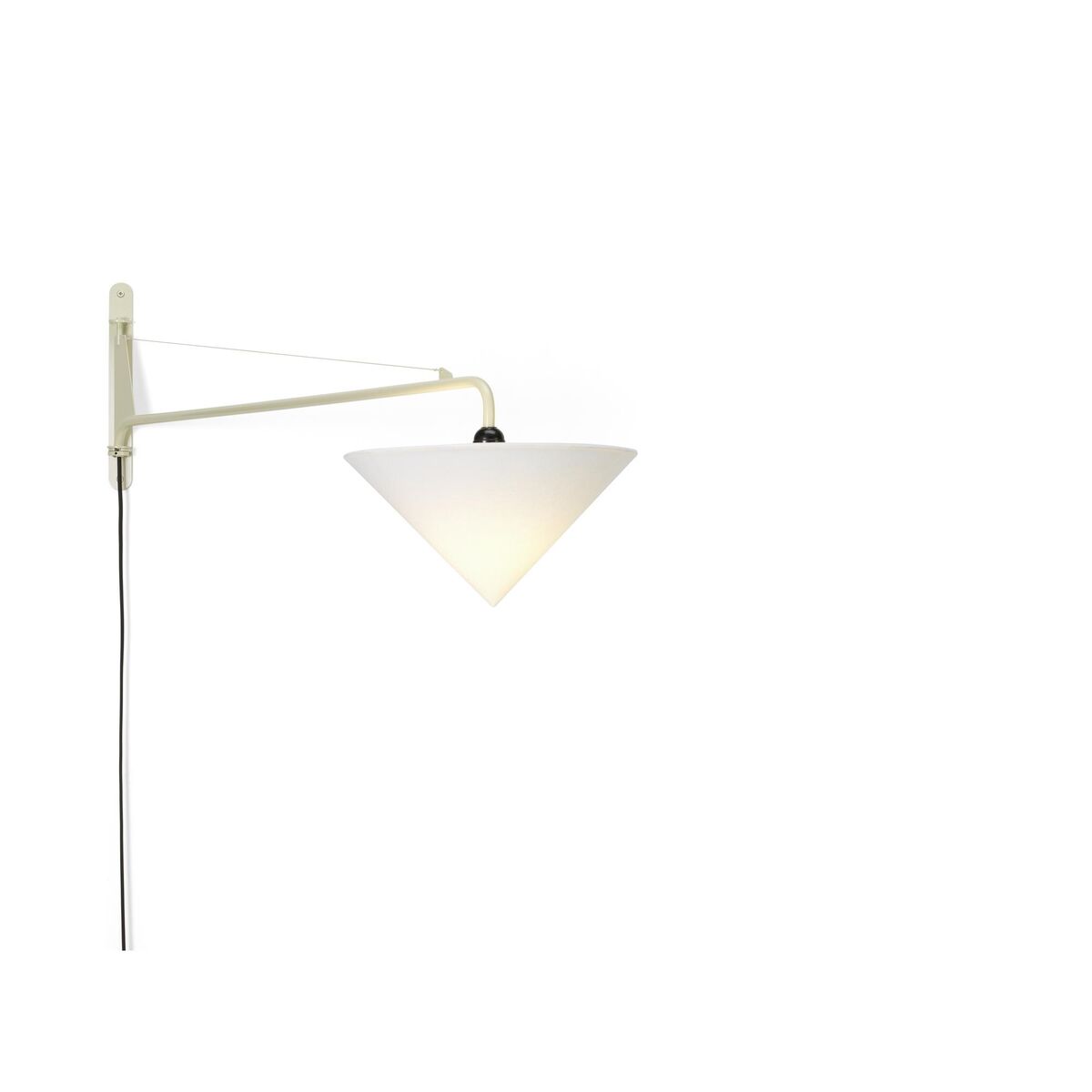 Petite Potence Wandlampe Weiß Colombe
