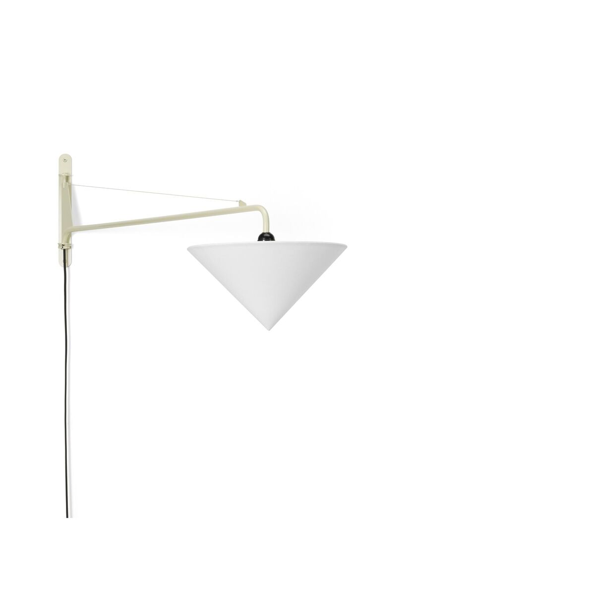 Petite Potence Wandlampe Weiß Colombe