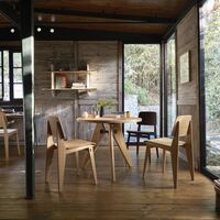 Rayonnage Mural Shelving Prouvé Blanc Colombe/Oak