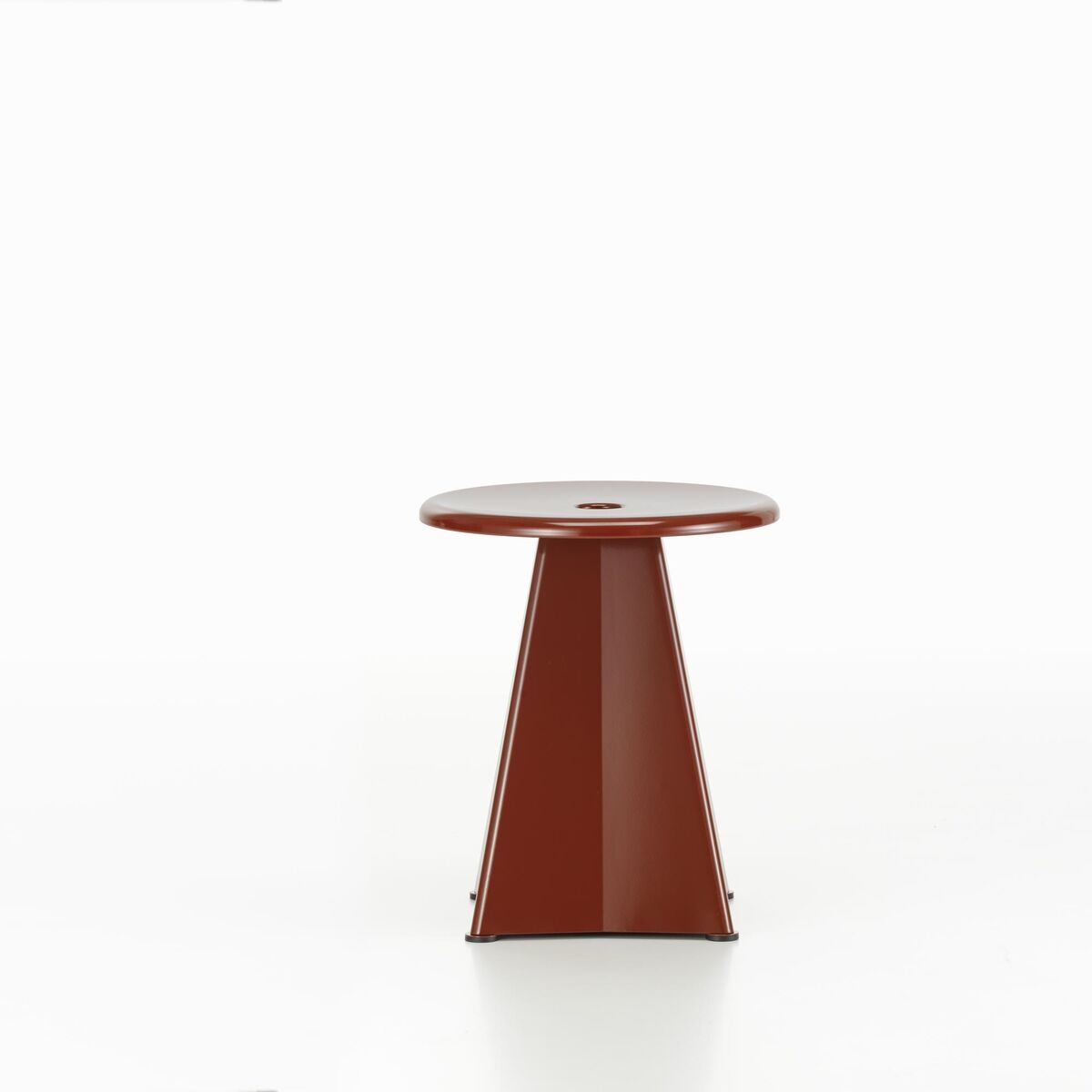 Tabouret Metallisk Pall Japansk Röd