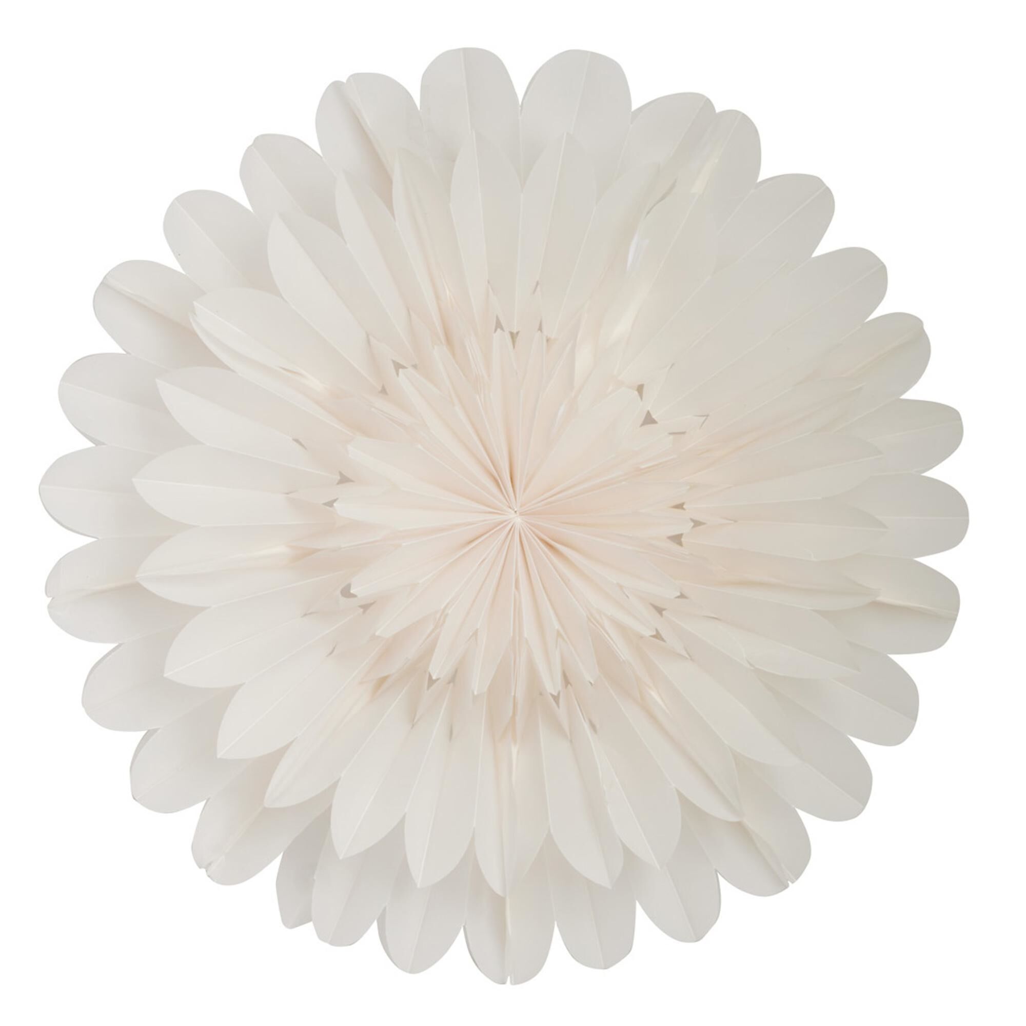 Étoile de Noël Lotus Ø60 Blanc