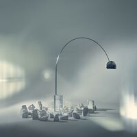 Arco K Floor Lamp Glass Limited Edition