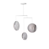 DCW Focus X3 Chandelier Matt White