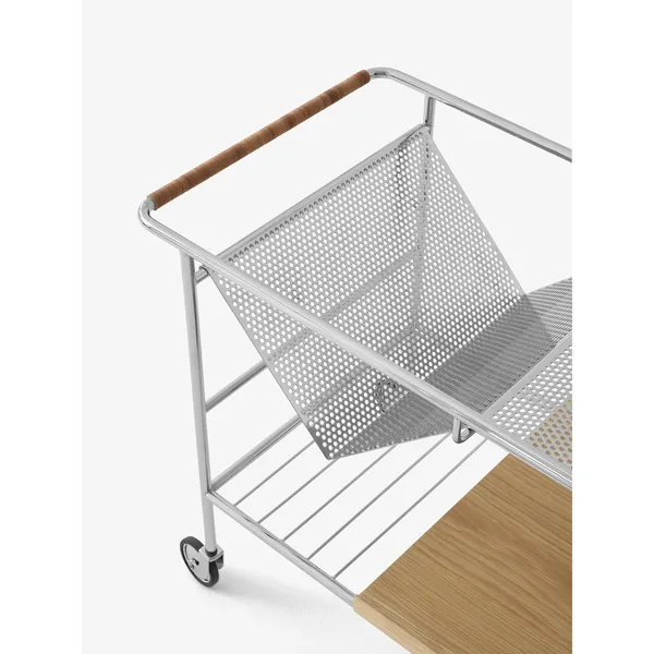 Alima NDS1 Trolley Chrom/ Lackierte Eiche
