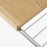 Alima NDS1 Trolley Chrom/ Lackierte Eiche