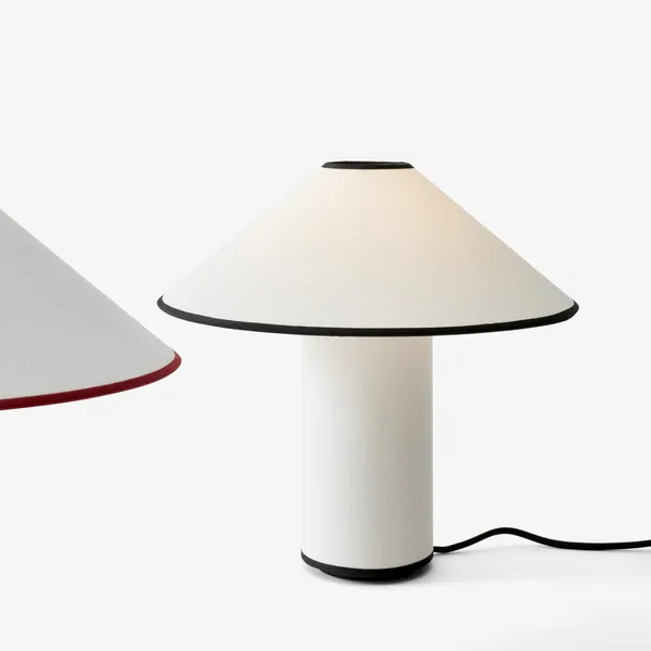 Colette ATD6 Table Lamp White/ Black