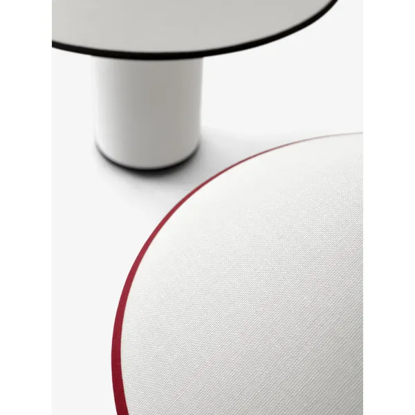 Colette ATD6 Table Lamp White/Merlot