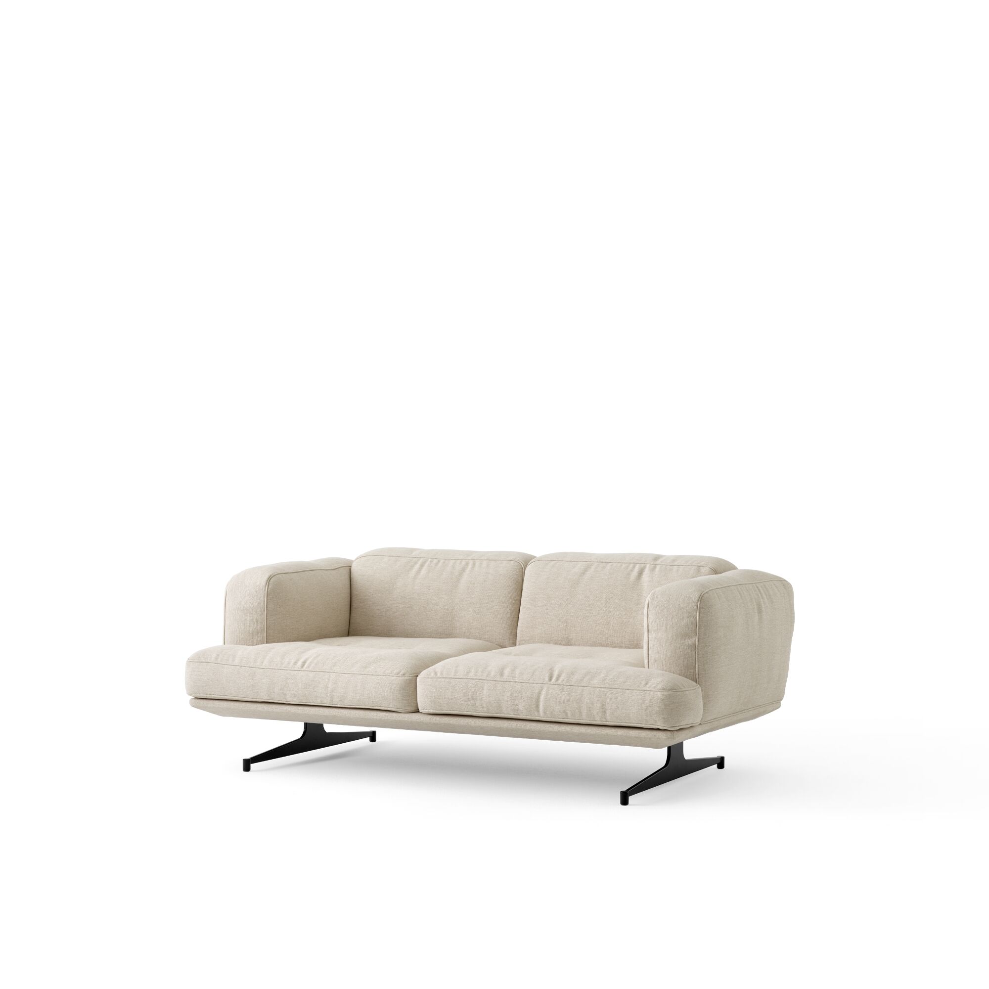 Inland AV22 2-Personers Sofa Clay 0011/Varm Sort