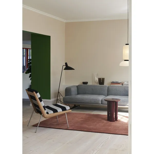Inland AV23 Sofa 3-seter Leire 0014/varm Sort