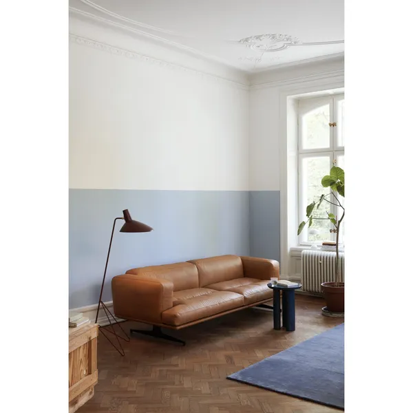 Inland AV23 Sofa 3-seter Leire 0014/varm Sort