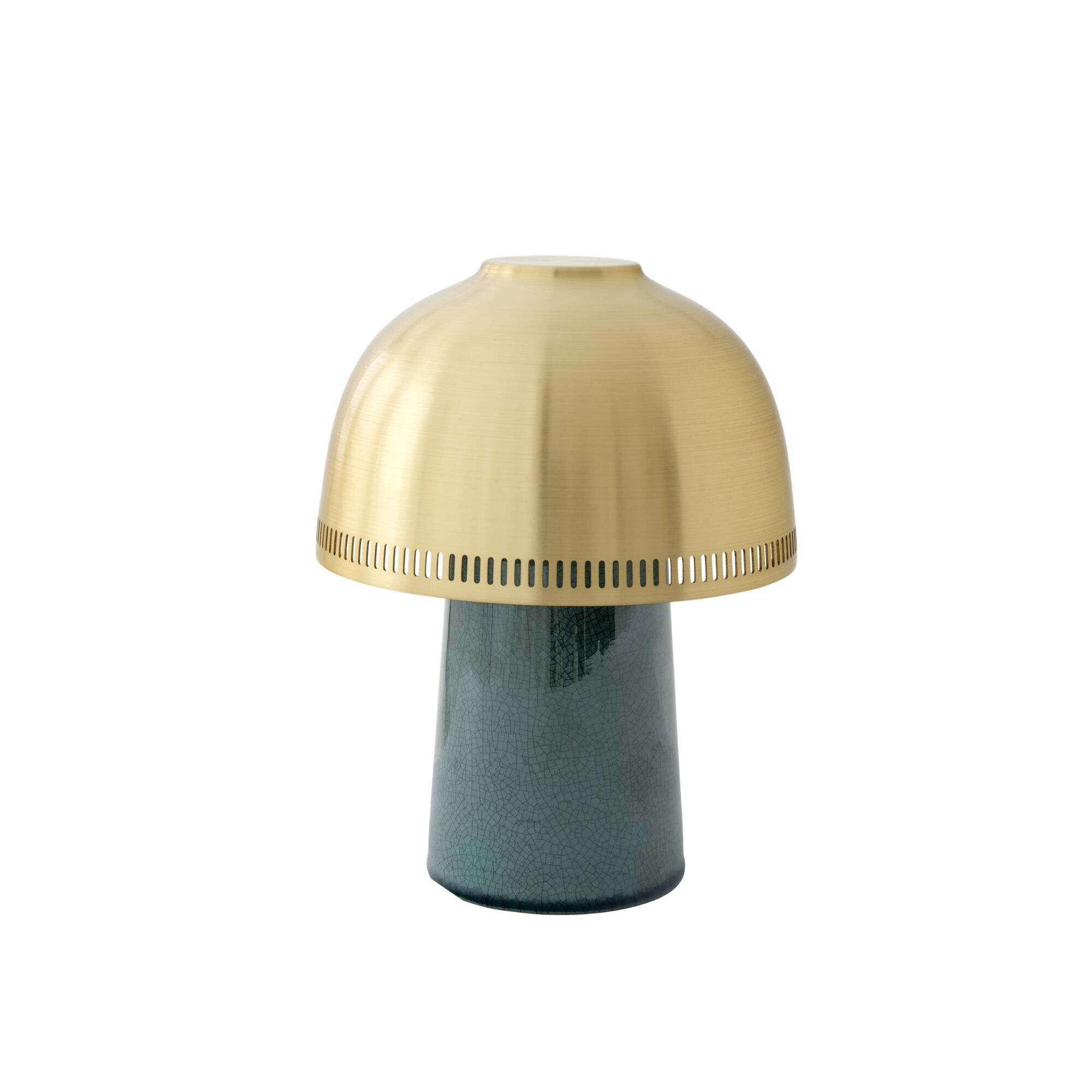 Raku SH8 Bordslampa B&auml;rbar Bl&aring; Gr&ouml;n/ M&auml;ssing