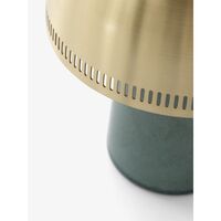 Raku SH8 Transportabel Lampe Blå Grøn/Messing