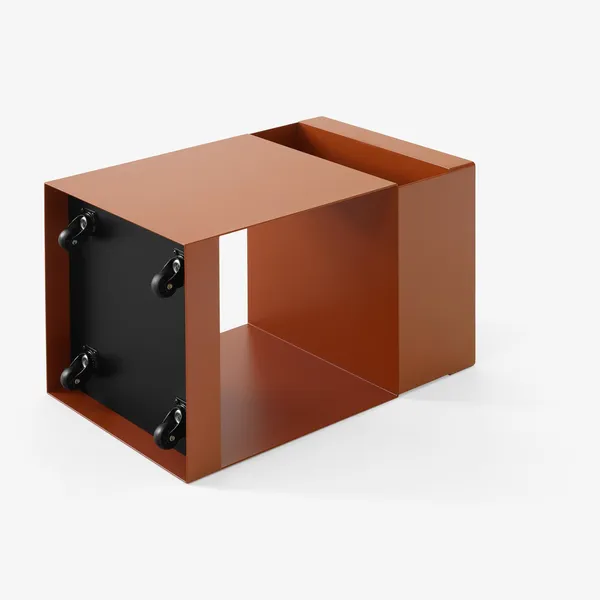 Rotate SC73 Rolling Table Merlot