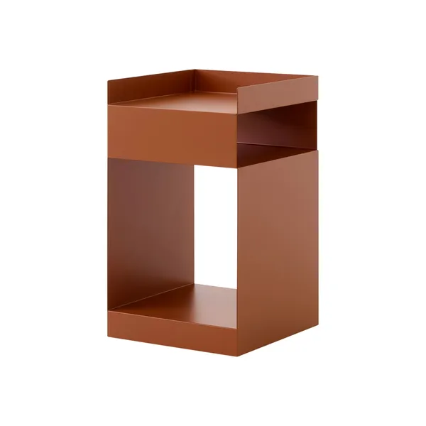 Rotate SC73 Rolling Table Terracotta