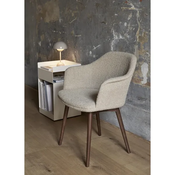 Rotate SC73 Rolling Table Terracotta