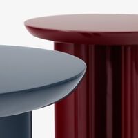 Tung JA3 Side Table Bordeaux Red