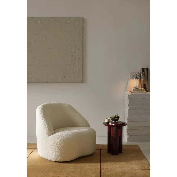 Tung JA3 Side Table Bordeaux Red