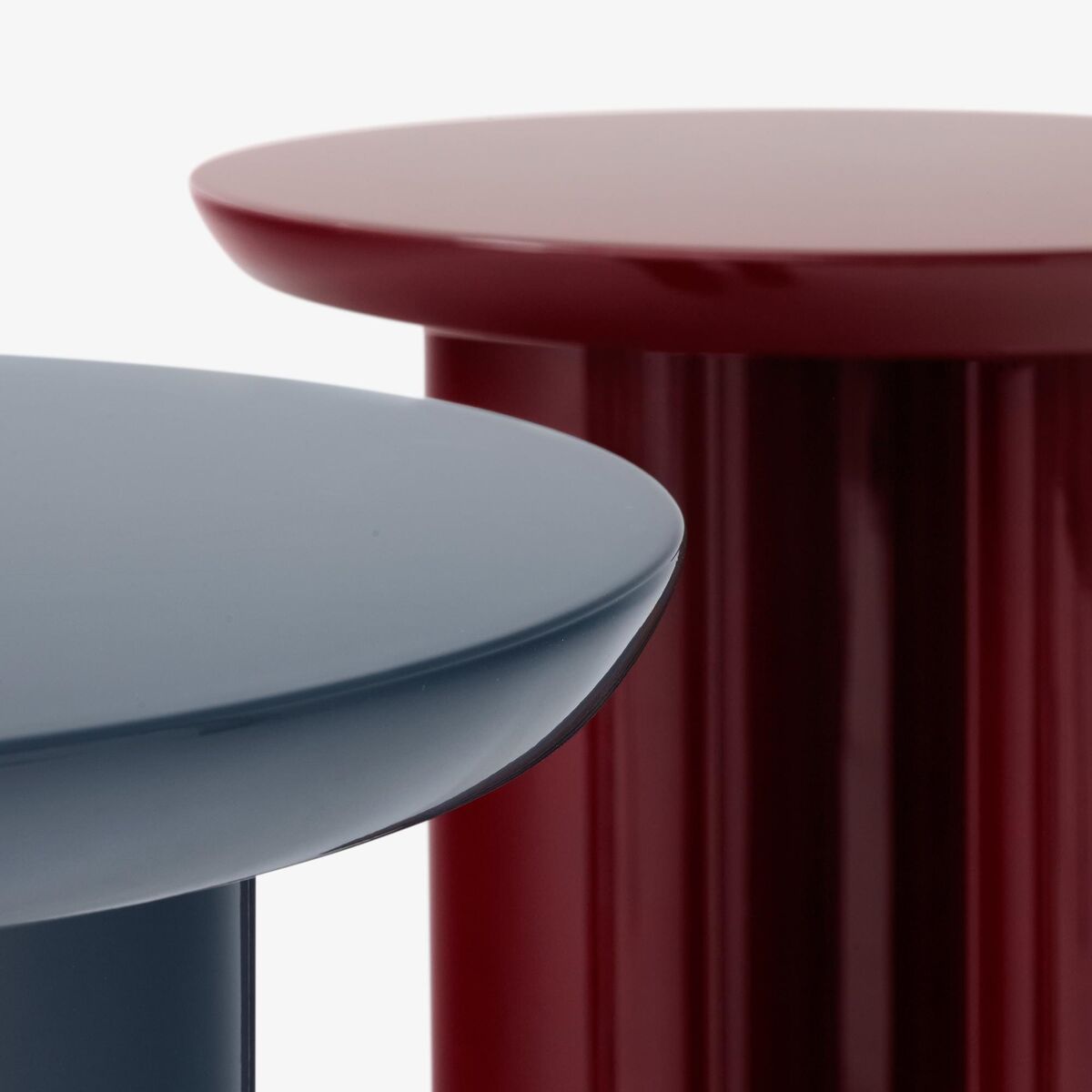 Heavy JA3 Table d'Appoint Bleu Acier