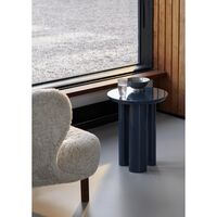 Heavy JA3 Table d'Appoint Bleu Acier