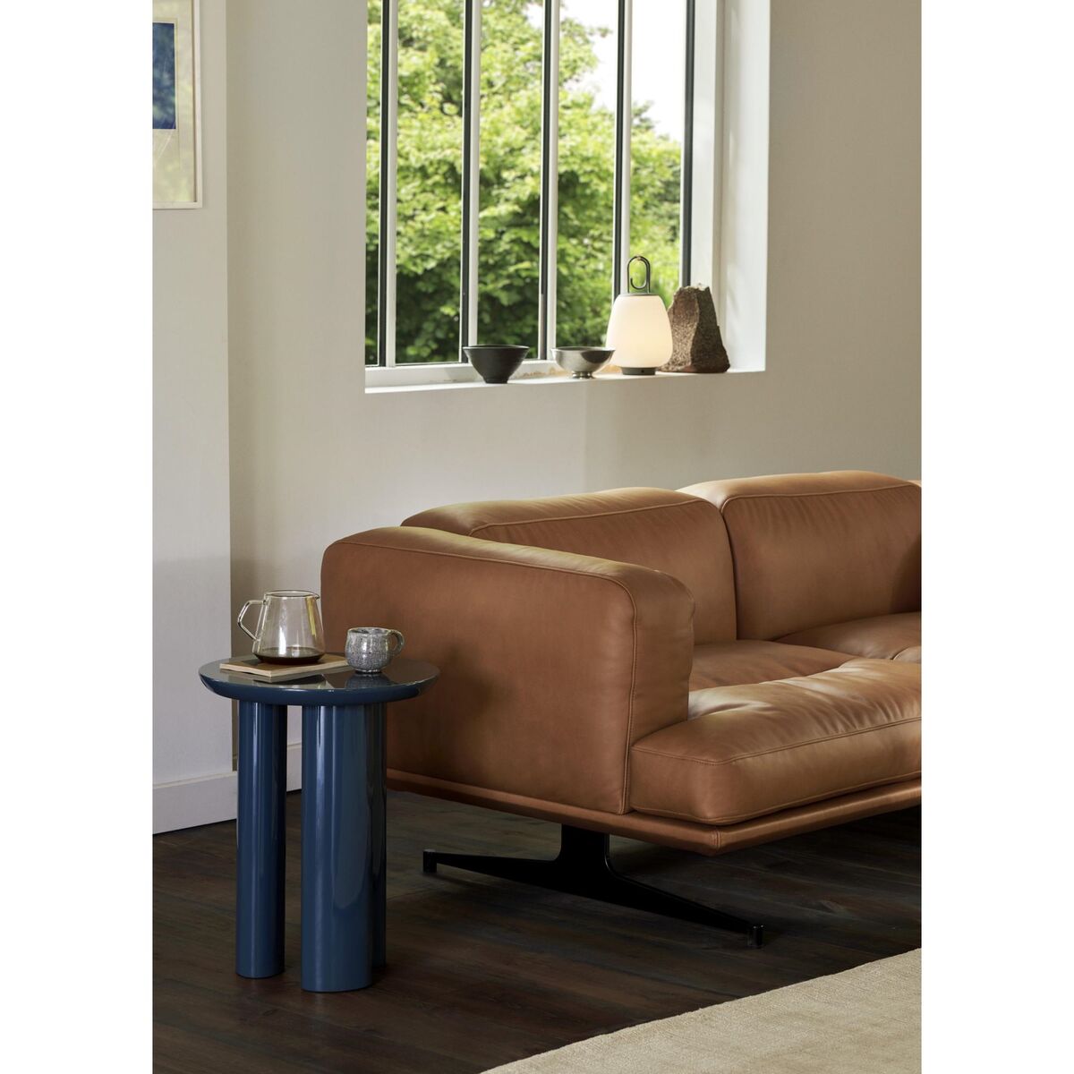 Heavy JA3 Table d'Appoint Bleu Acier