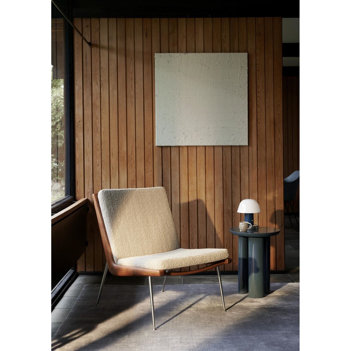 Heavy JA3 Table d'Appoint Bleu Acier