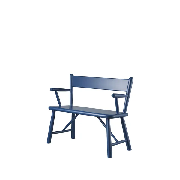 FDB Möbel P11 Bank 70 cm Blau