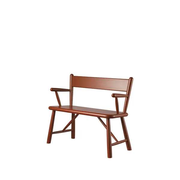 P11 Bænk 70 cm Rød