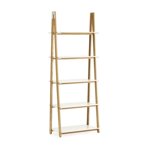 One Step Up Bookcase High White