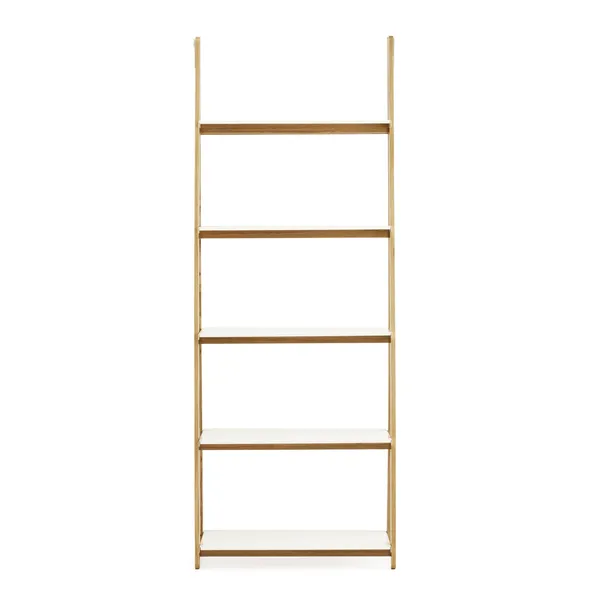 One Step Up Bookcase High White