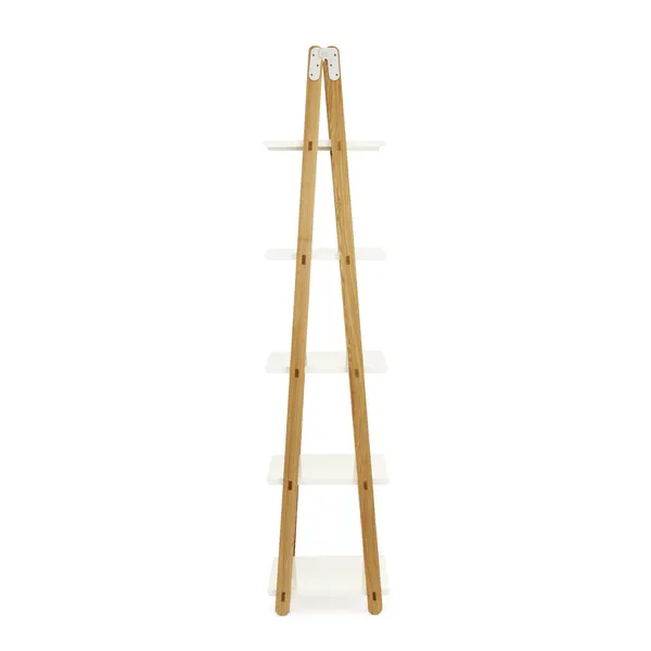 One Step Up Bookcase High White