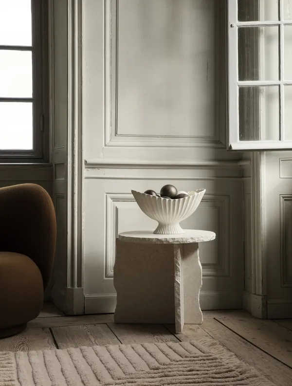 Fountain Centrepiece Bowl Off White